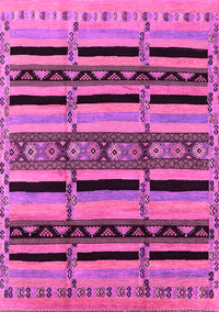 Solid Pink Modern Rug, urb1221pnk