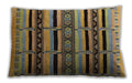 Mid-Century Modern Urban Dark Brown Lumbar Throw Pillow, 13 inch by 19 inch, lburb1221
