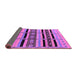 Sideview of Solid Purple Modern Rug, urb1221pur