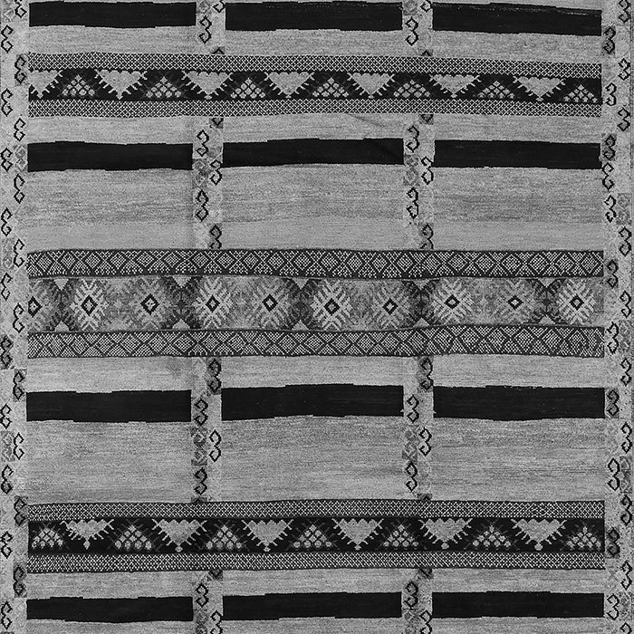 Solid Gray Modern Rug, urb1221gry