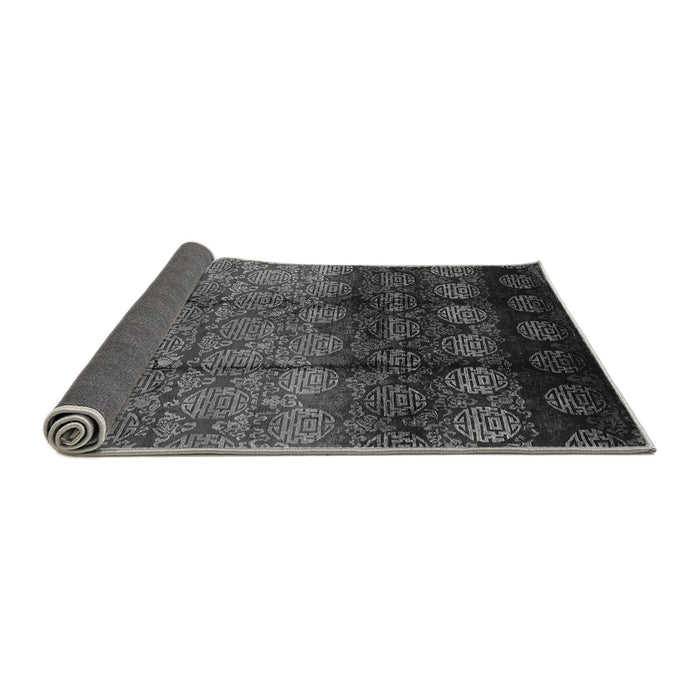 Sideview of Oriental Gray Industrial Rug, urb1222gry