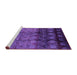 Sideview of Machine Washable Oriental Pink Industrial Rug, wshurb1222pnk