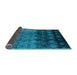 Sideview of Oriental Light Blue Industrial Rug, urb1222lblu