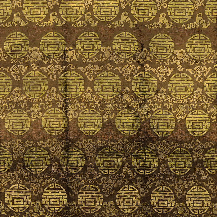 Machine Washable Oriental Orange Industrial Area Rugs, wshurb1222org