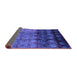 Sideview of Oriental Purple Industrial Rug, urb1222pur