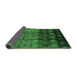 Sideview of Oriental Emerald Green Industrial Rug, urb1222emgrn