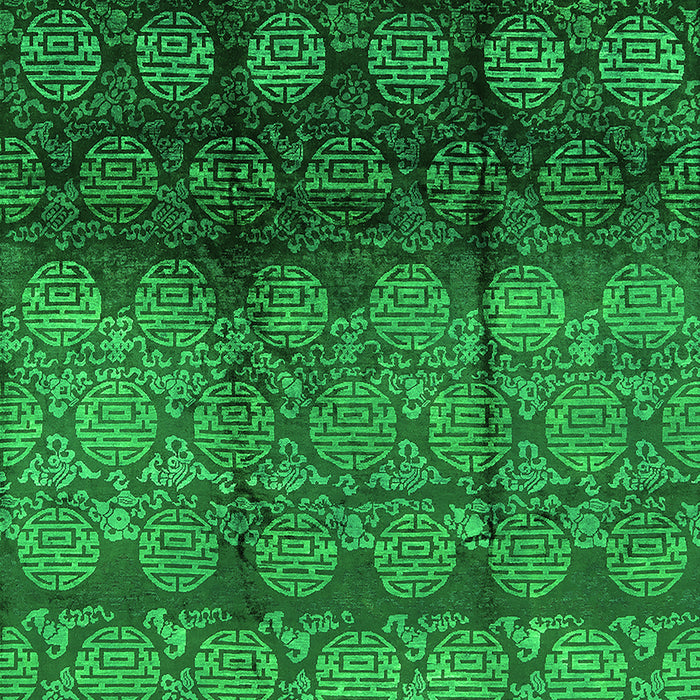Oriental Green Industrial Rug, urb1222grn