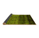 Sideview of Oriental Yellow Industrial Rug, urb1222yw