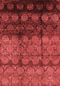 Oriental Red Industrial Rug, urb1222red