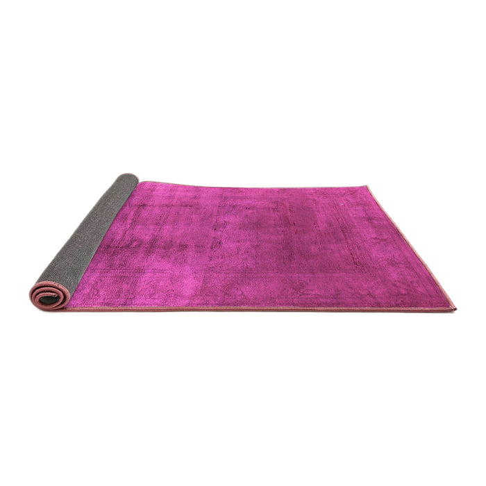 Sideview of Oriental Pink Traditional Rug, urb1223pnk