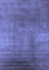 Oriental Blue Traditional Rug, urb1223blu