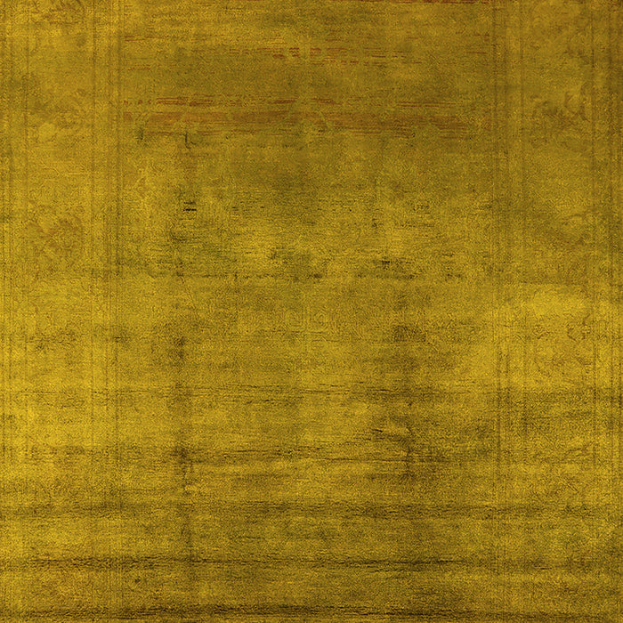 Machine Washable Oriental Yellow Traditional Rug, wshurb1223yw