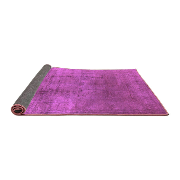 Sideview of Oriental Purple Traditional Rug, urb1223pur