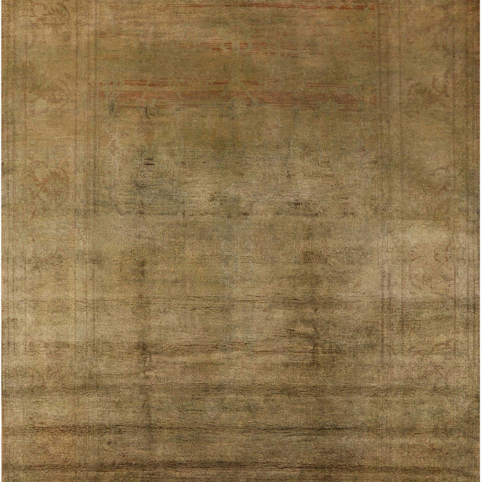 Mid-Century Modern Cinnamon Brown Oriental Rug, urb1223