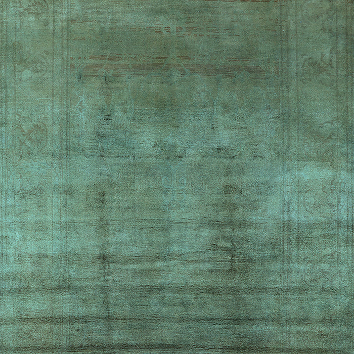 Machine Washable Oriental Light Blue Traditional Rug, wshurb1223lblu