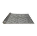 Sideview of Solid Gray Modern Rug, urb1224gry