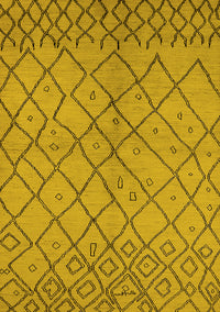 Solid Yellow Modern Rug, urb1224yw