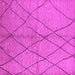 Square Solid Pink Modern Rug, urb1225pnk