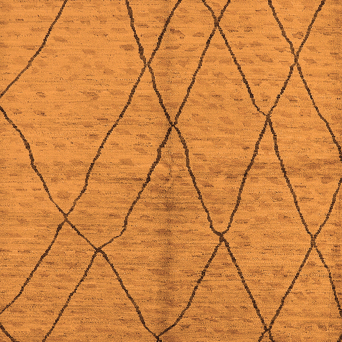 Solid Orange Modern Rug, urb1225org