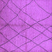 Square Machine Washable Solid Purple Modern Area Rugs, wshurb1225pur