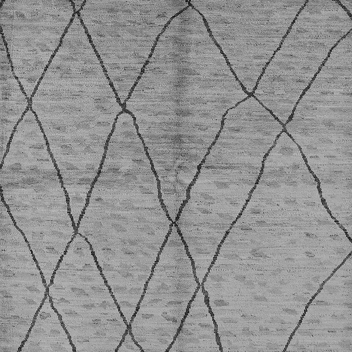 Machine Washable Solid Gray Modern Rug, wshurb1225gry