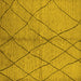 Square Solid Yellow Modern Rug, urb1225yw