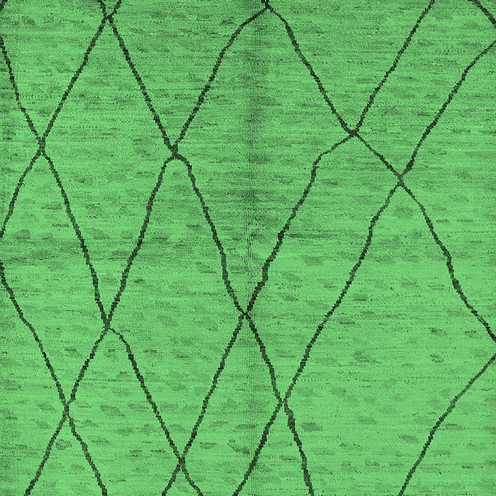 Machine Washable Solid Emerald Green Modern Area Rugs, wshurb1225emgrn