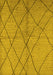 Solid Yellow Modern Rug, urb1225yw