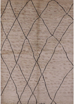 Machine Washable Industrial Modern Dark Almond Brown Rug, wshurb1225