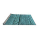 Sideview of Machine Washable Solid Light Blue Modern Rug, wshurb1226lblu