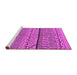 Sideview of Machine Washable Solid Pink Modern Rug, wshurb1226pnk