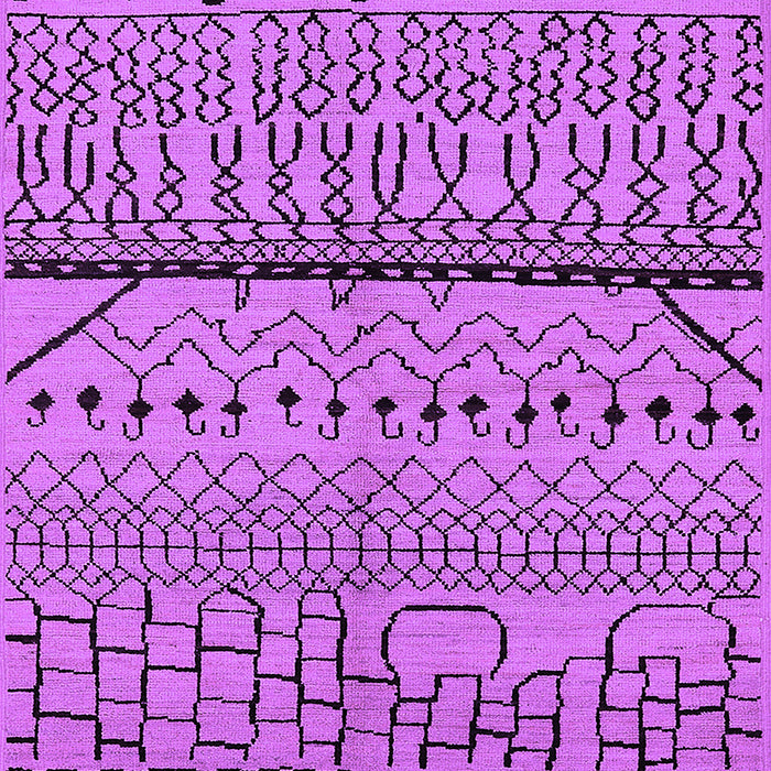 Solid Purple Modern Rug, urb1226pur