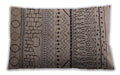 Mid-Century Modern Urban Brown Lumbar Throw Pillow, 13 inch by 19 inch, lburb1226