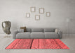 Modern Red Washable Rugs