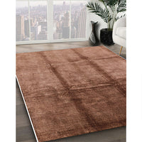 Mid-Century Modern Sunrise Orange Oriental Rug, urb1227