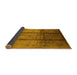 Sideview of Oriental Yellow Industrial Rug, urb1227yw