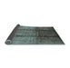 Sideview of Oriental Light Blue Industrial Rug, urb1227lblu