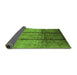 Sideview of Oriental Green Industrial Rug, urb1227grn