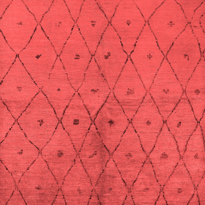Solid Red Modern Area Rugs