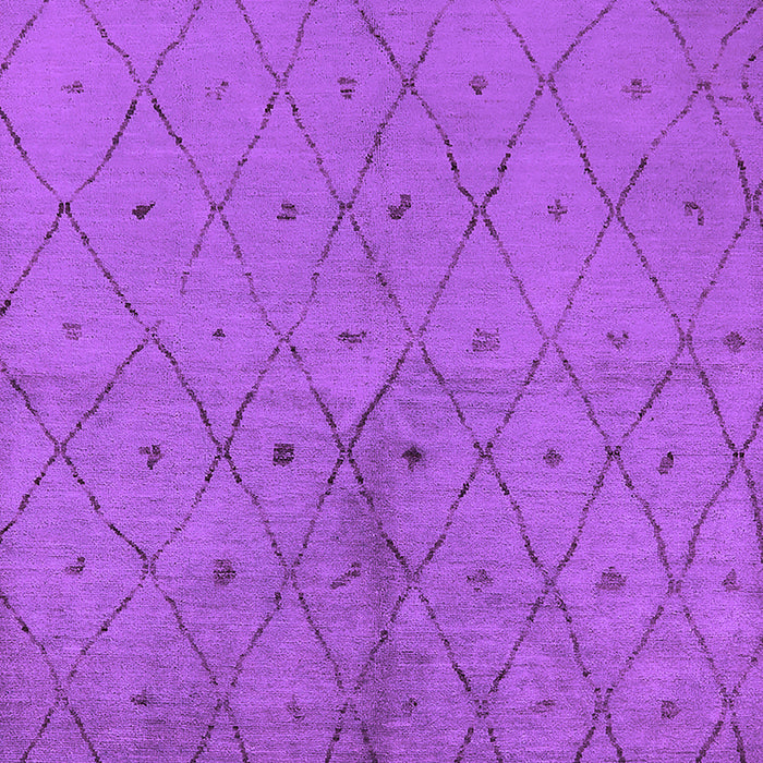 Solid Purple Modern Rug, urb1228pur