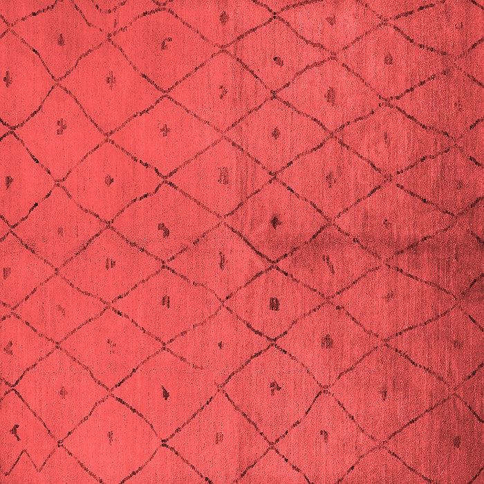 Solid Red Modern Rug, urb1228red