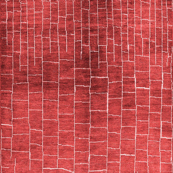 Solid Red Modern Area Rugs