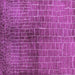 Square Solid Purple Modern Rug, urb1229pur