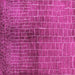 Square Solid Pink Modern Rug, urb1229pnk