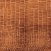 Square Solid Orange Modern Rug, urb1229org