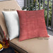 Front View of Mid-Century Modern Urban Square Red Throw Pillow, 18 inch by 18 inch, pwurb1230