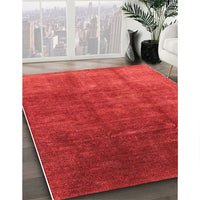 Mid-Century Modern Red Oriental Rug, urb1230