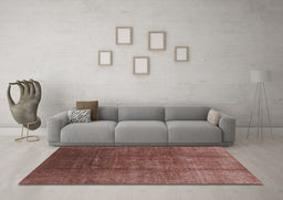 Machine Washable Oriental Light Blue Industrial Rug in a Living Room, wshurb1230lblu