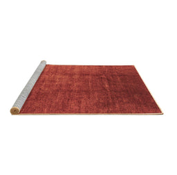 Sideview of Machine Washable Oriental Brown Industrial Rug, wshurb1230brn