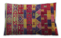 Mid-Century Modern Urban Crimson Red Lumbar Throw Pillow, 13 inch by 19 inch, lburb1231